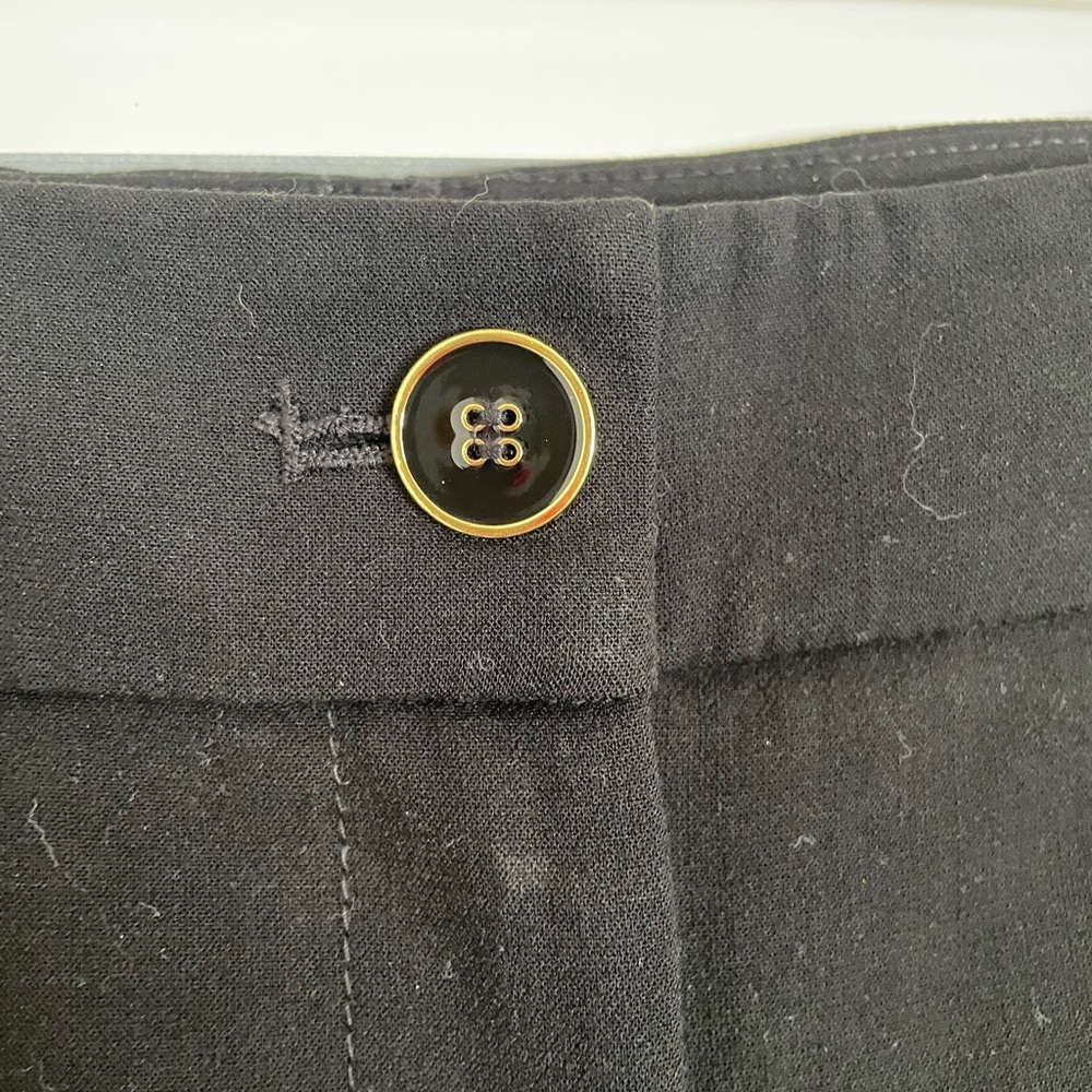Talbots Black Dress Pants Classic Straight-Leg - Picture 2 of 5